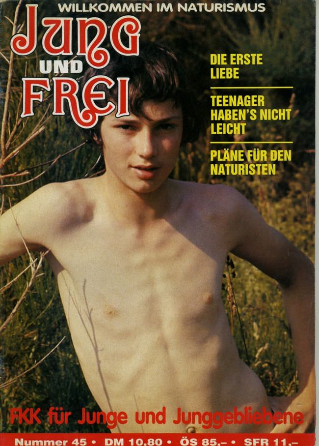 Jung und Frei Nr.45 - retro magazine naturism young boys photo Jung und Frei Nr.45 - retro magazine naturism young boys photo