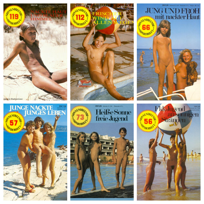 Sonnenfreunde Sonderheft Nr.56-119 magazines retro naturism Germany Sonnenfreunde Sonderheft Nr.56-119 magazines retro naturism Germany