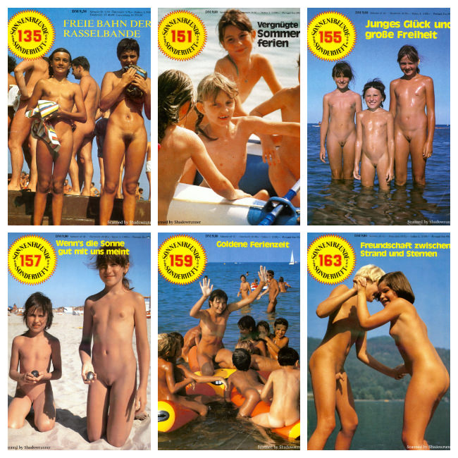 Sonnenfreunde Sonderheft Nr.135-163 Germany retro nudism journal Sonnenfreunde Sonderheft Nr.135-163 Germany retro nudism journal