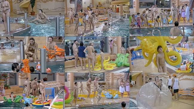 Beautiful world of nudism in the pool video Beautiful world of nudism in the pool video
