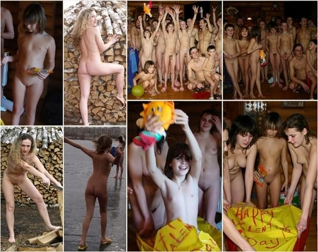 Valentine day - collection of nudists for the feast of hearts and love Valentine day - collection of nudists for the feast of hearts and love