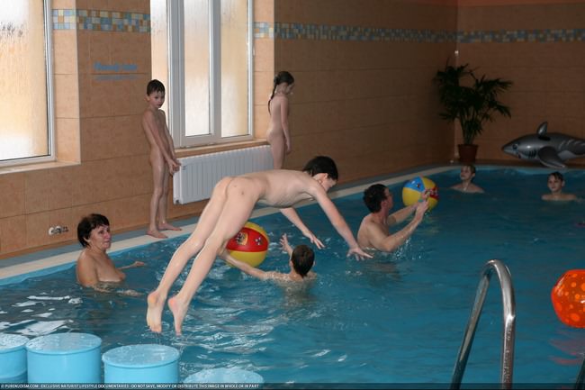 February photos of nudists in the gym and pool February photos of nudists in the gym and pool